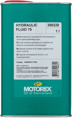 Motorex Hydraulic Fluid 75 Bremsflüssigkeit Mineralöl -Laufräder Verkäufe 344622