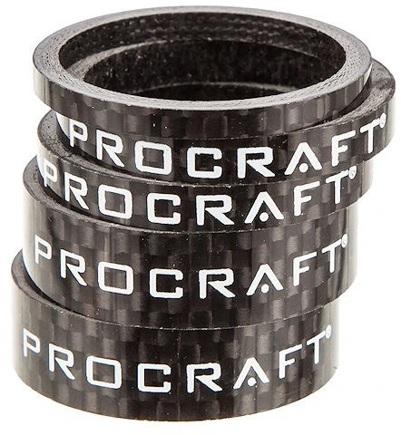 Procraft Carbon Spacer Set Groß 1 1/8" 3 Procraft Carbon Spacer Set Groß 1 1/8"